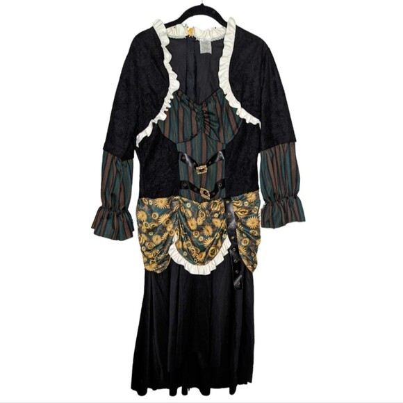 Women's Adult Steampunk Costume, Size Large 10/ 12 - Picture 4 of 5